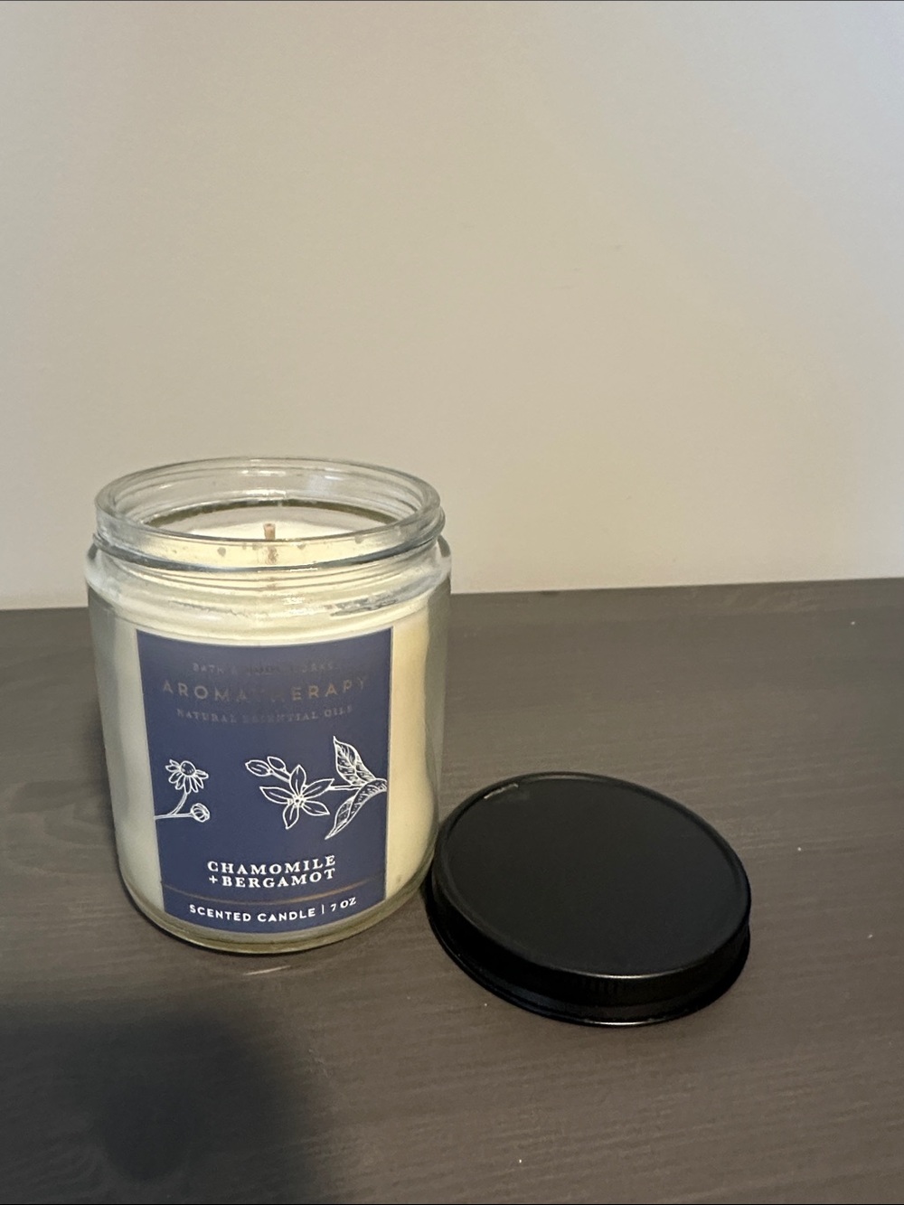 Chamomile + Bergamot Scented Candle - Aromatherapy